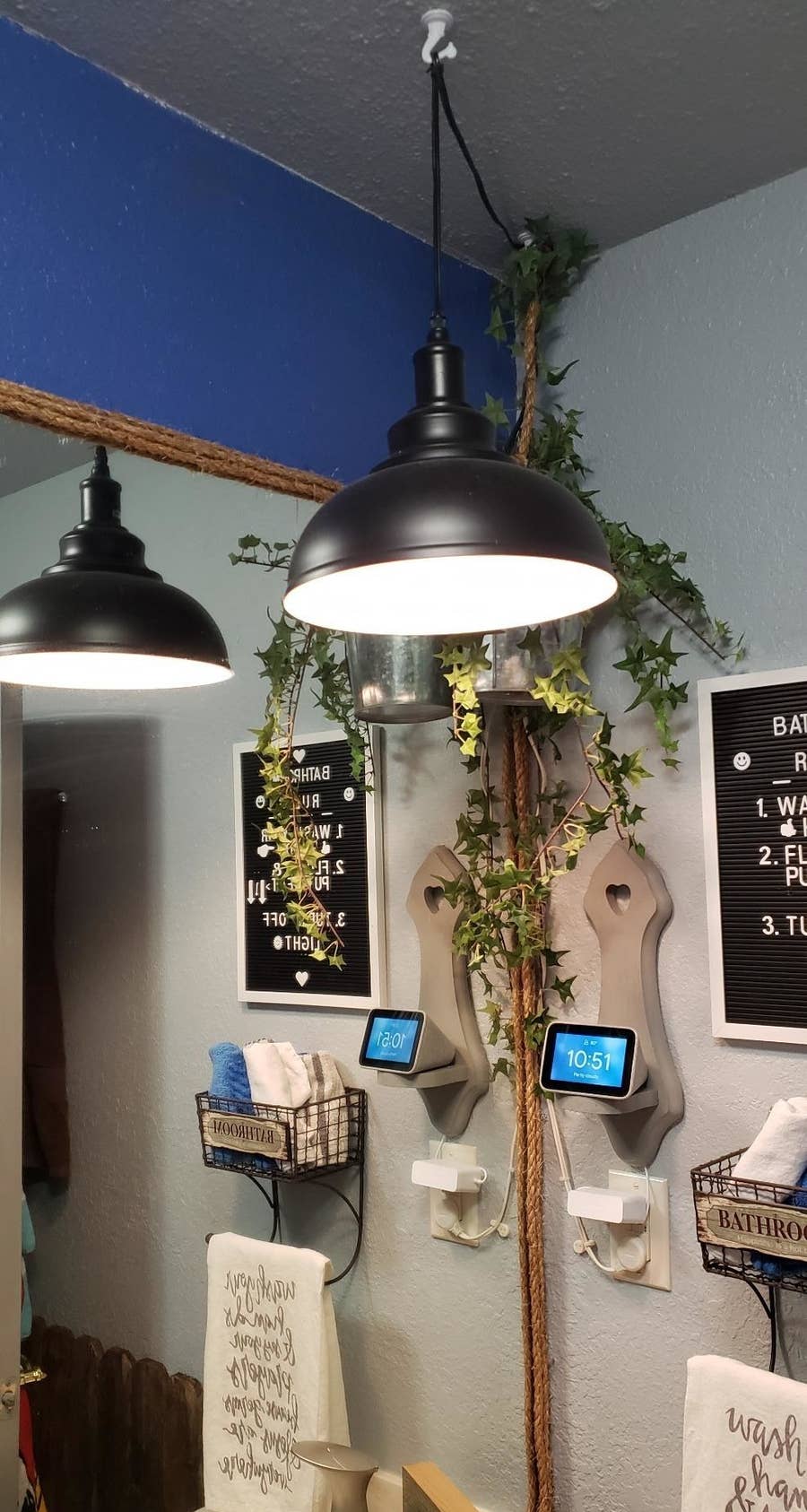 Mason Jar Lights Hanging,2 Pack Battery Operated Lamp Cordless
