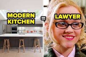 If you like a modern kitchen, you might be a lawyer one day