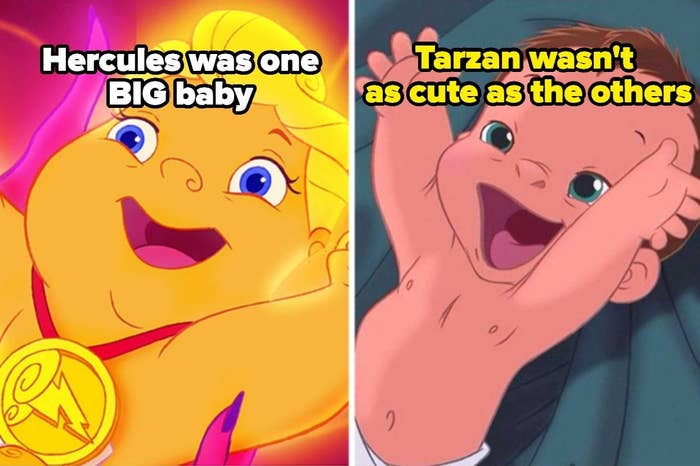 Baby Tarzan and Baby Hercules 