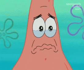 Patrick holding back tears