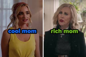 Georgia is a cool mom; Moira Rose is a rich mom