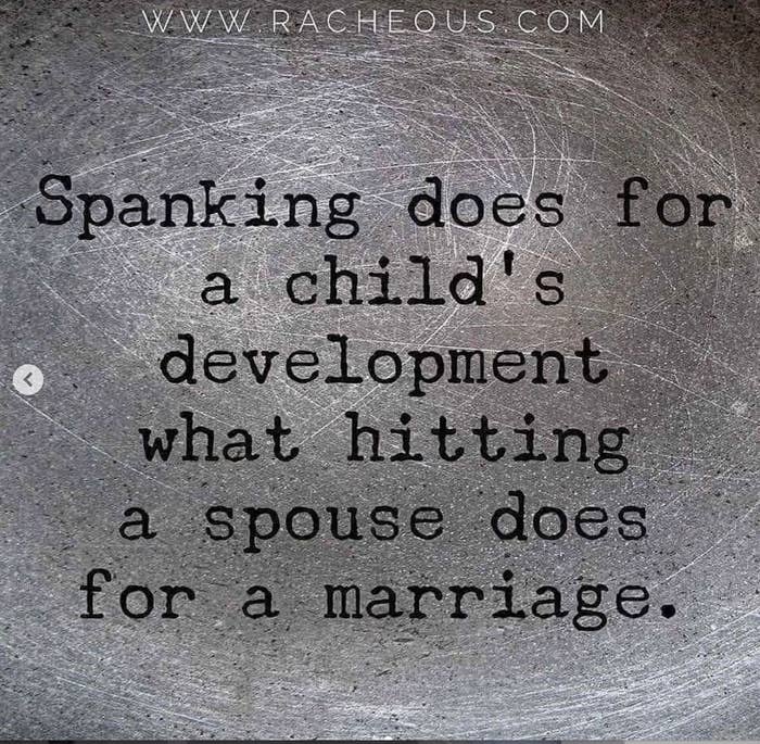 The slide with the quote about spanking on Mendes&#x27; Instagram