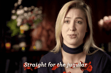 Alex says, &quot;Straight for the jugular,&quot; on The Bachelor Australia