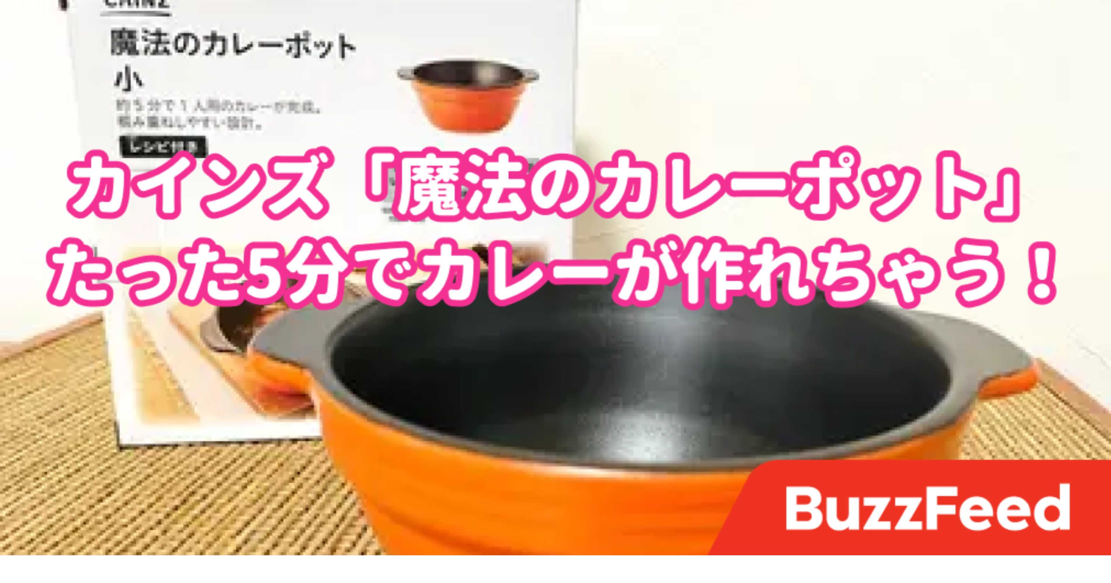 カインズさん天才ですか 5分でカレーが作れる 魔法のポット がすごすぎる