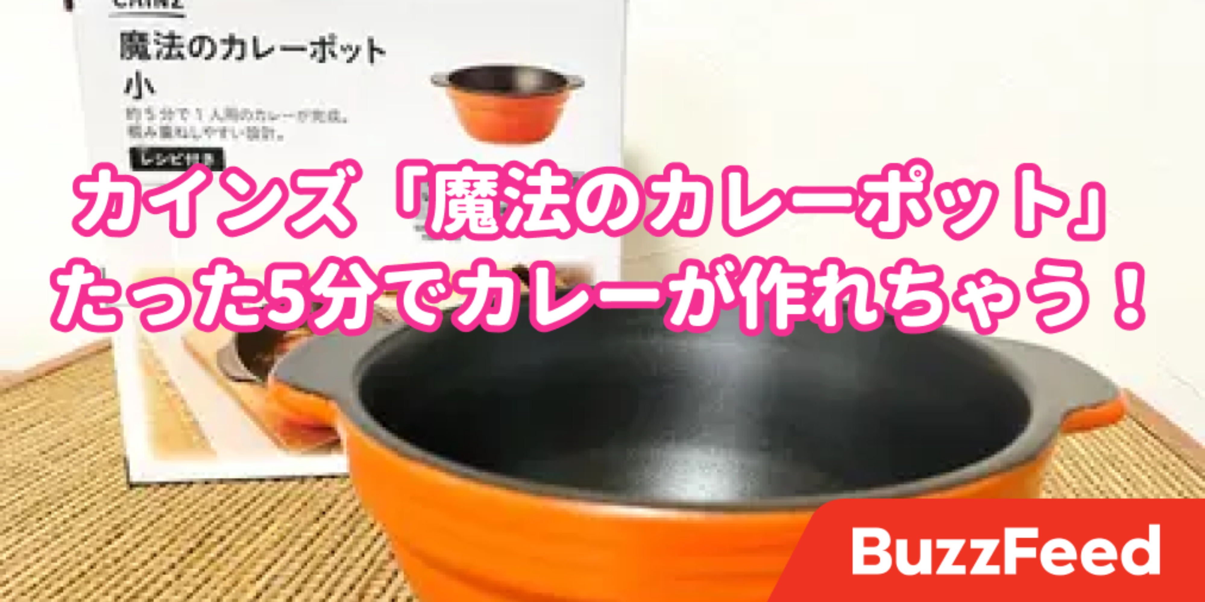 カインズさん天才ですか？5分でカレーが作れる「魔法のポット」がすごすぎる！