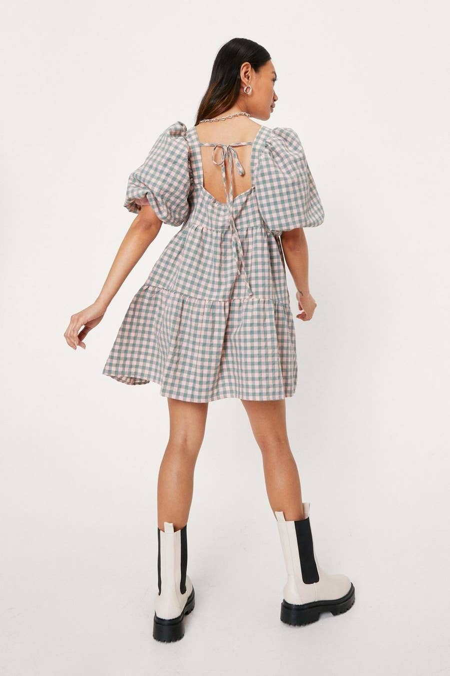 nasty gal short dresses Nasty Gal Women's Lace Trim Cut Out Mini Dress