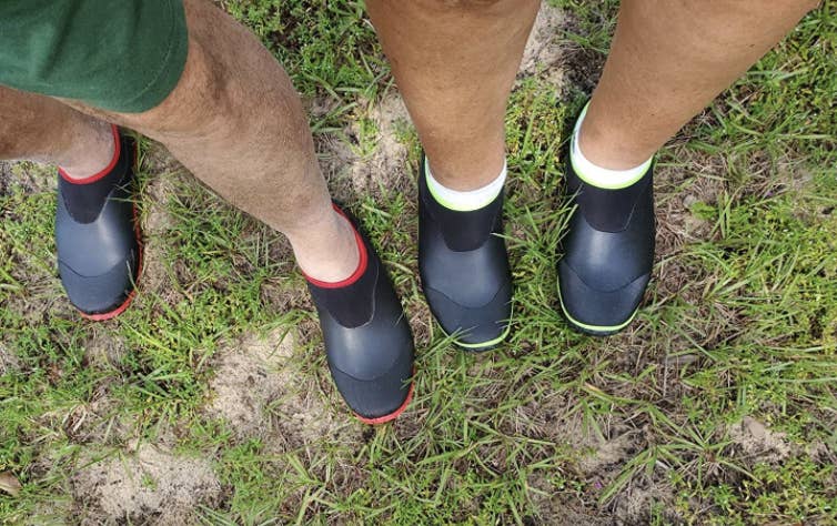 These waterproof  shoes replaced my bulky rain boots