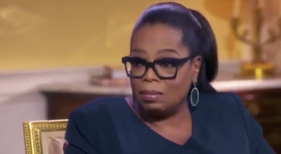 Oprah looking pensive