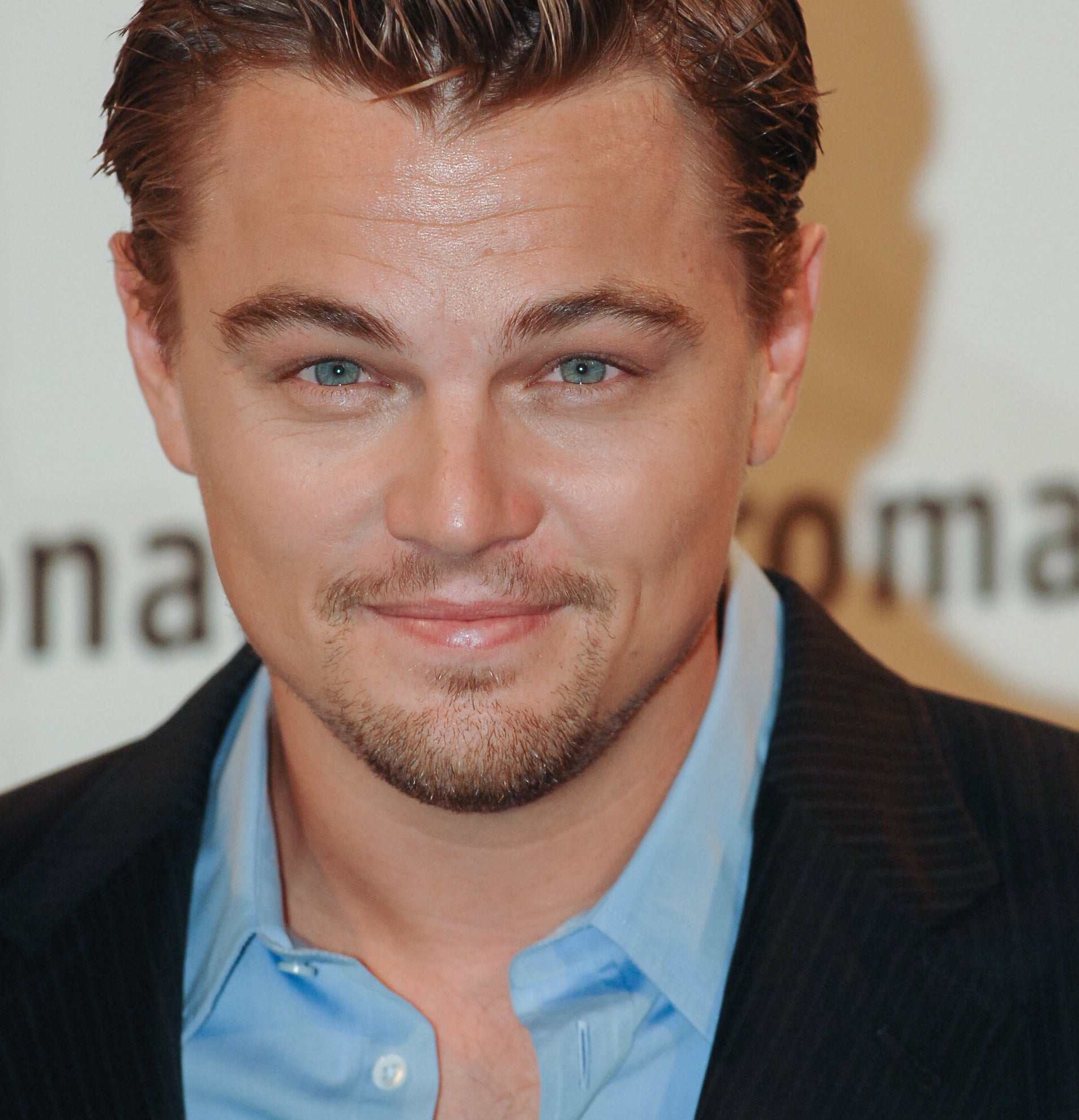 Close-up of Leonardo DiCaprio 