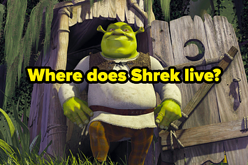 "where does shrek live?" over shrek