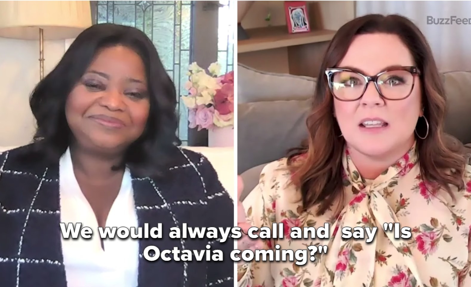 Melissa talking about wanting to know if Octavia was coming to her shows