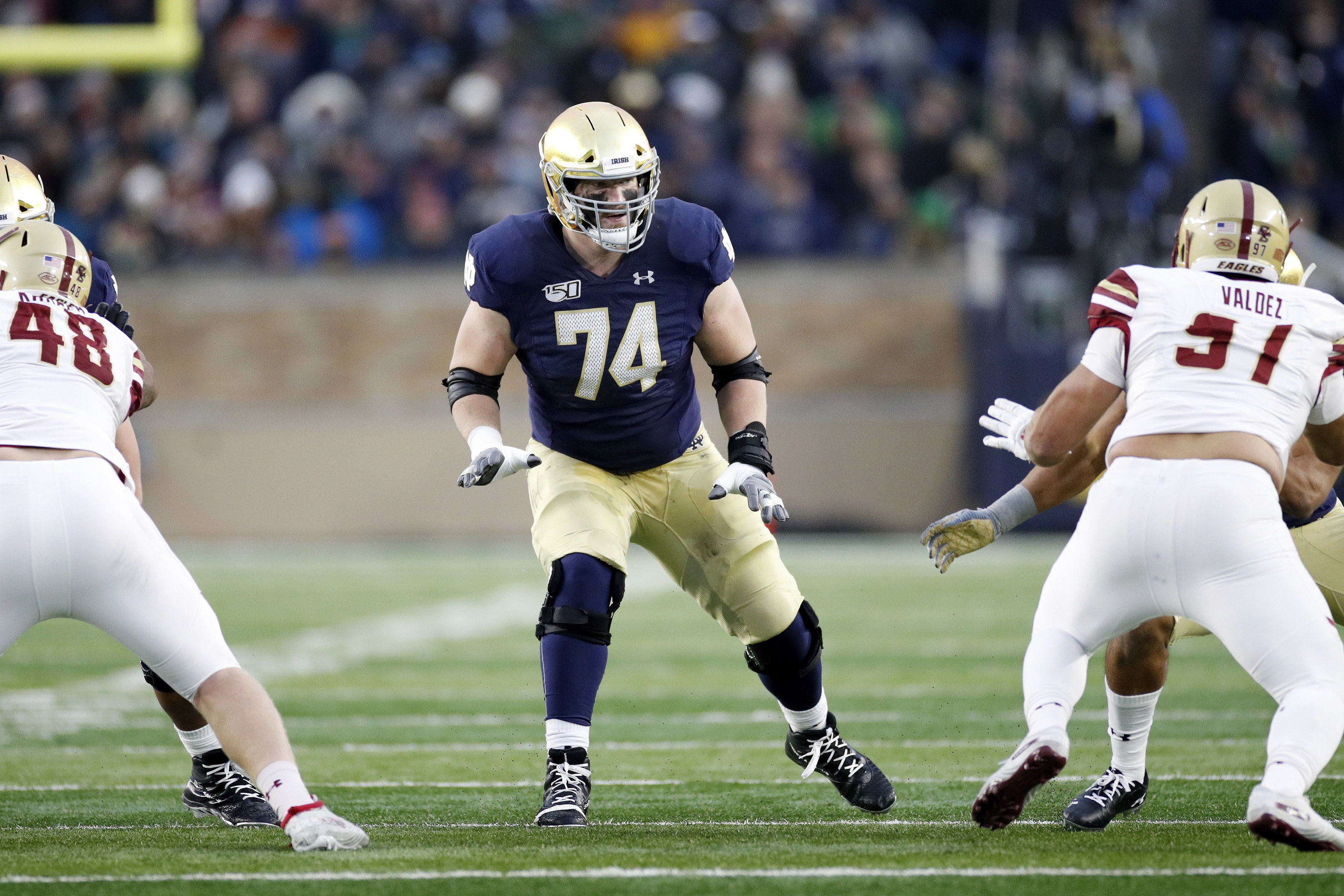 Liam Eichenberg blocking