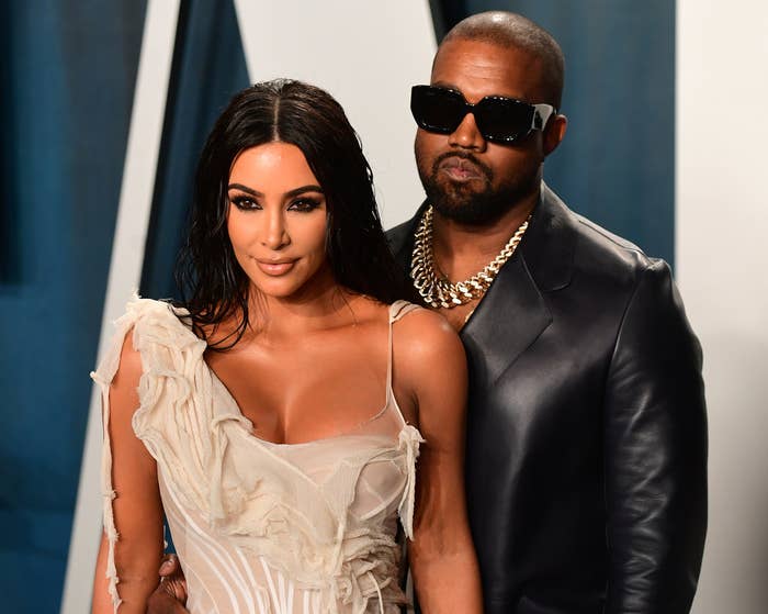 Kim and Kanye attend an event together