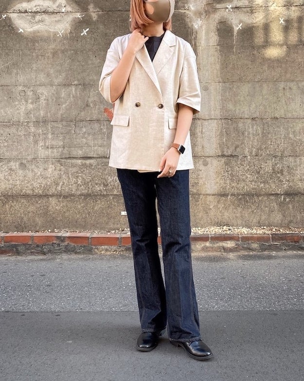 羽織るだけでオシャレ Guの ゆったりジャケット 半袖が今っぽくて可愛いんです Buzzfeed Japan 最近guで かわいいジャケット を見つけまし ｄメニューニュース Nttドコモ