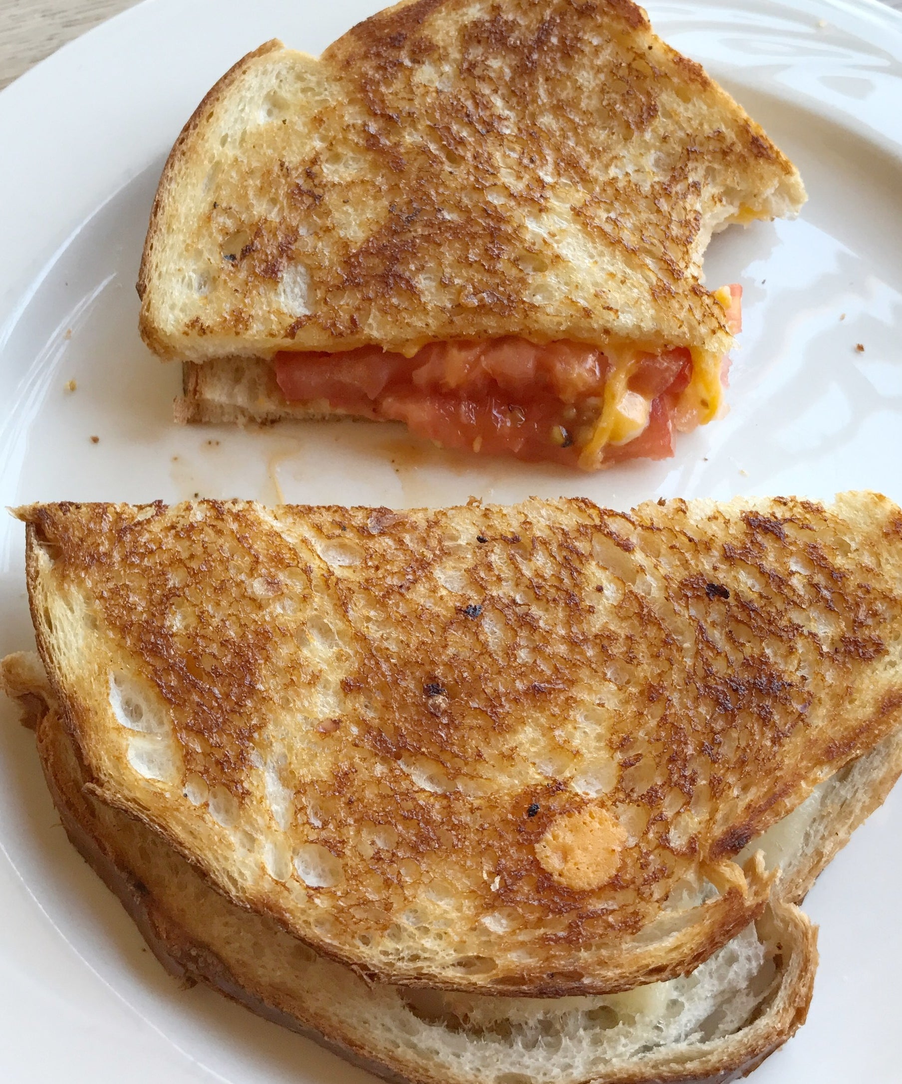 A tomato toastie