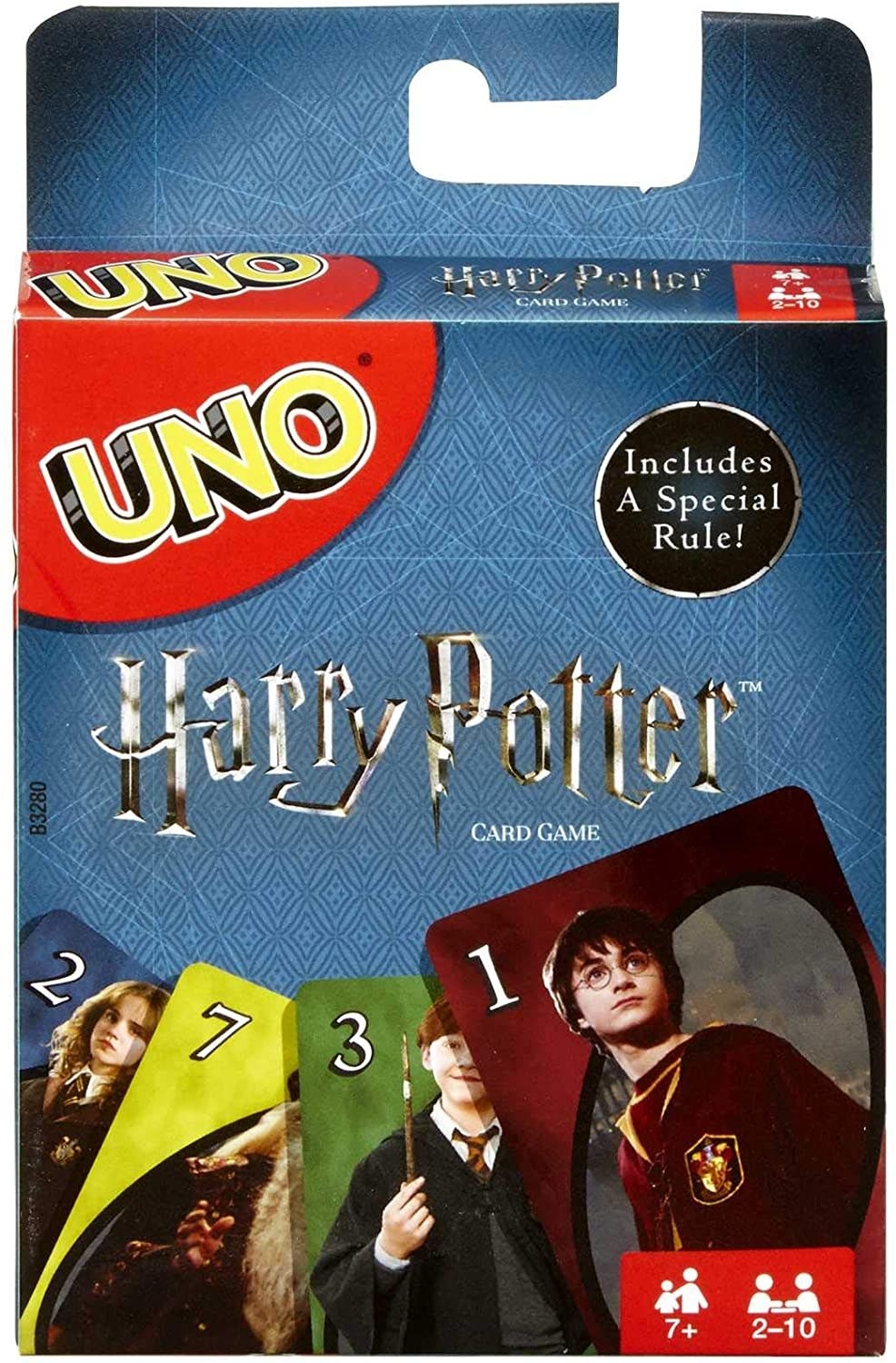 The pack of harry potter uno cards 