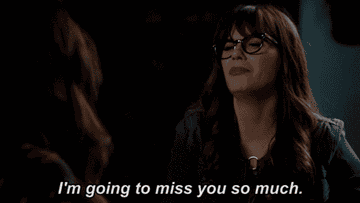 Jess and CeCe from &quot;New Girl&quot;: &quot;I&#x27;m going to miss you so much&quot;