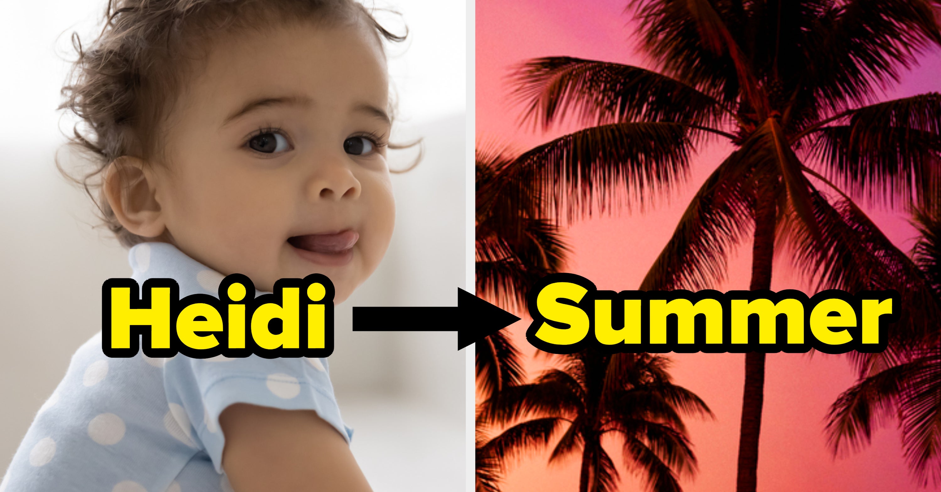 Pick Baby Names To Learn What Season You Are