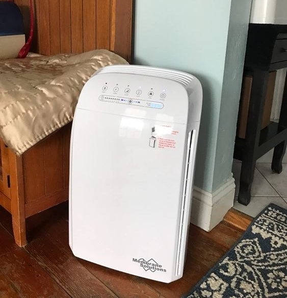 The white air purifier 