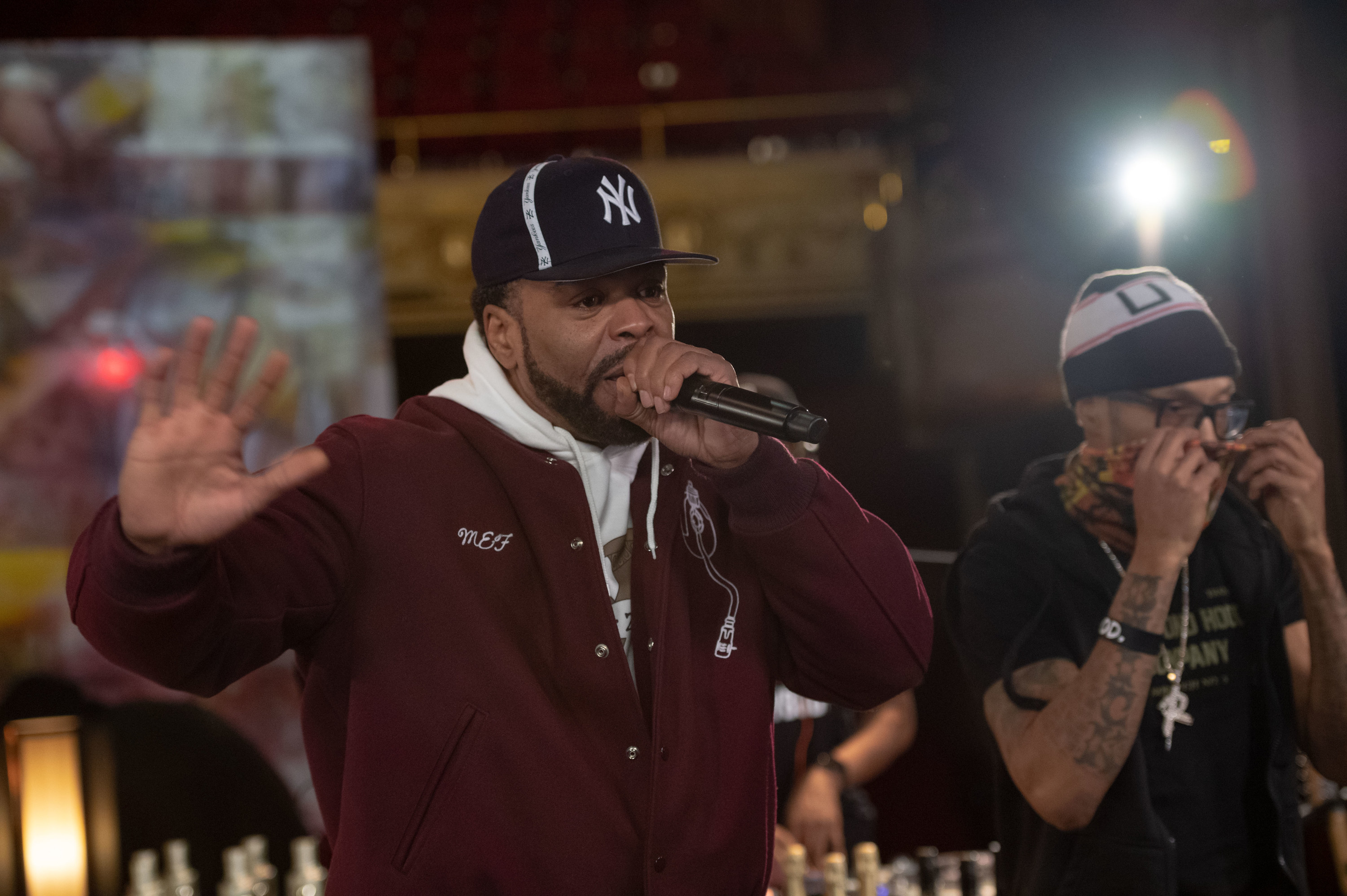 Method Man performing with Red Man