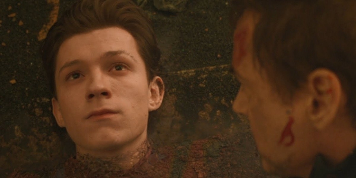 Peter Parker dying in &quot;Avengers: Infinity War&quot;