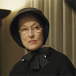 Meryl Streep looking absolutely disgusted