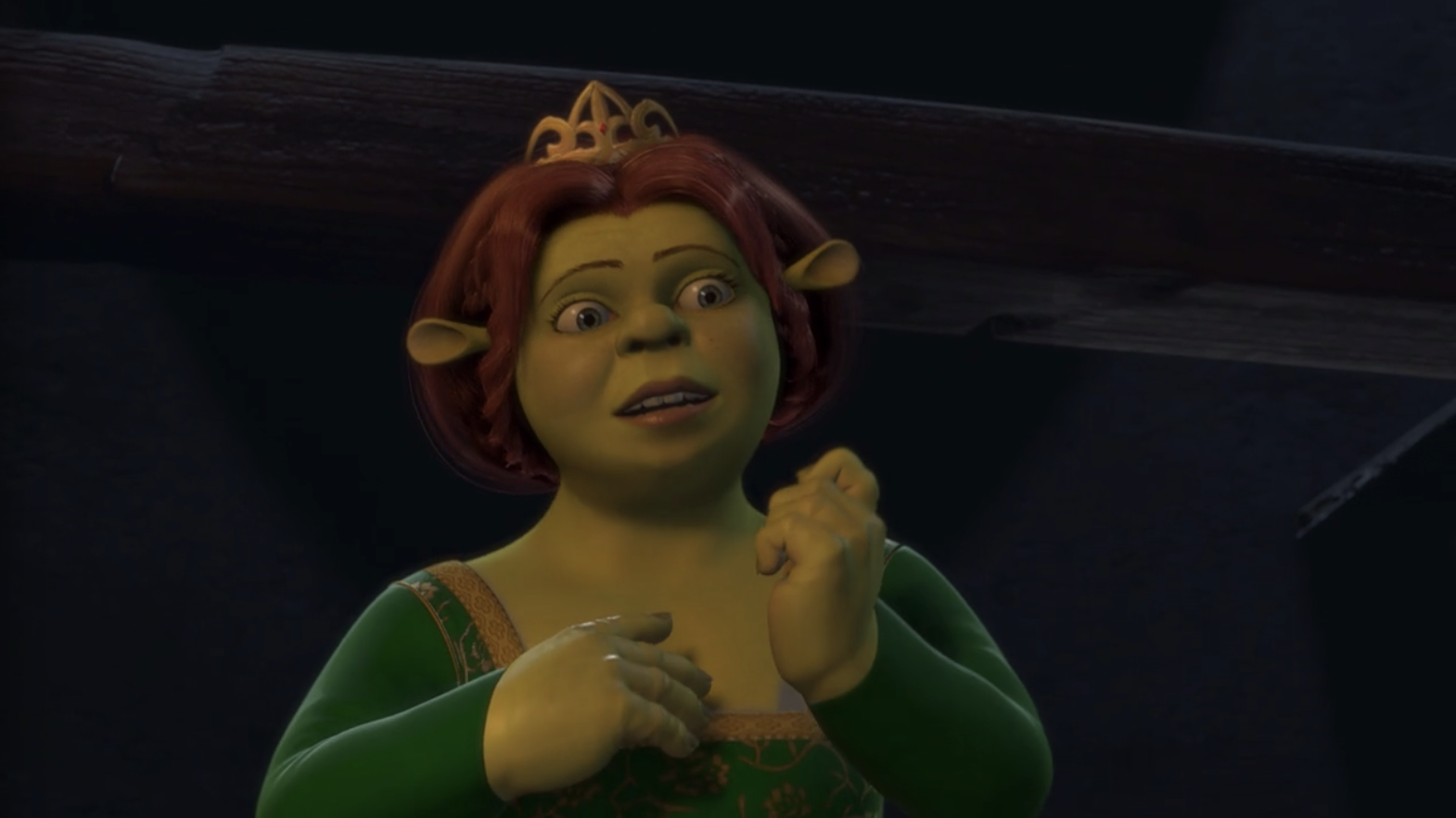 Princess Fiona as an ogre 