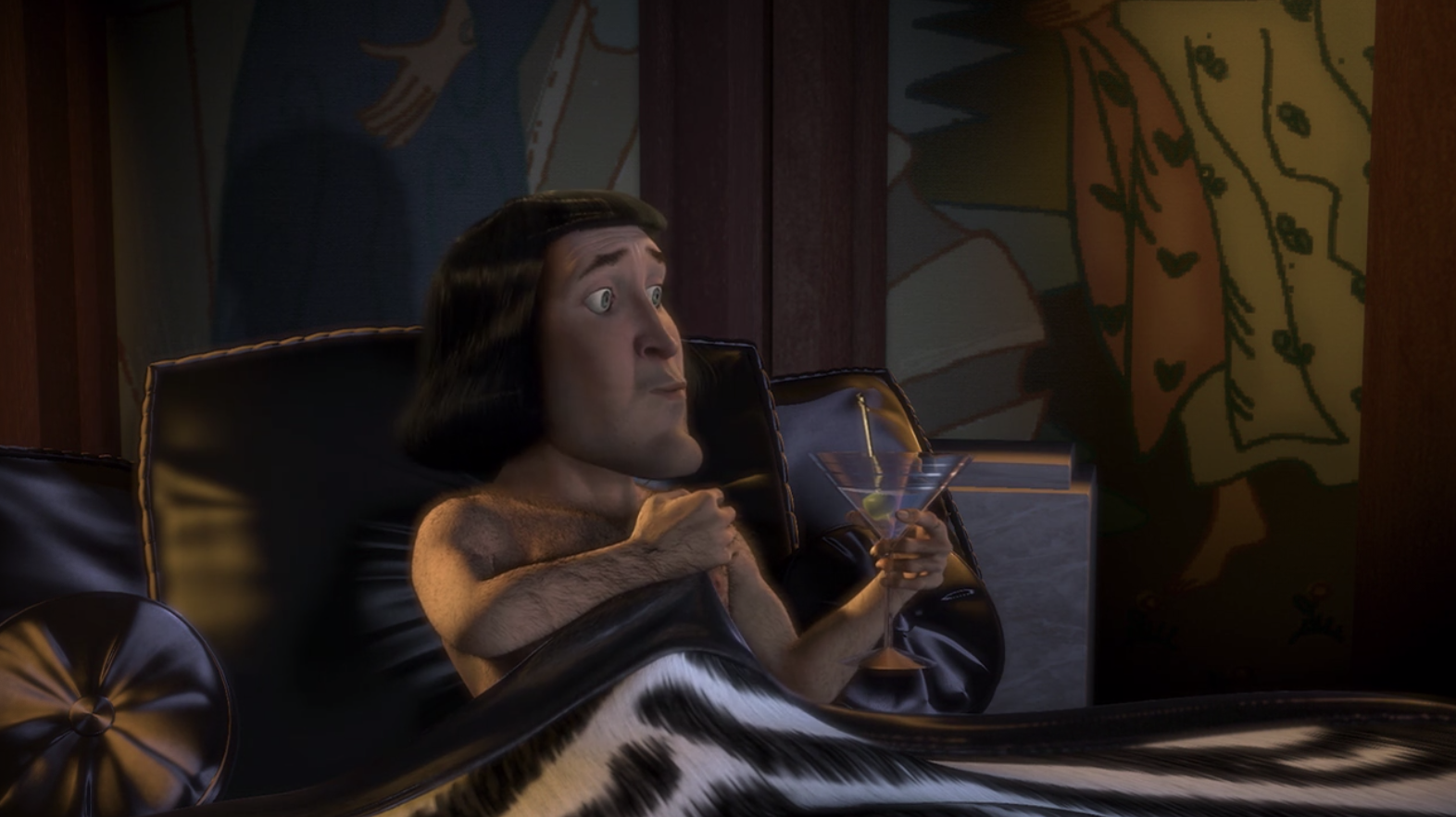 Lord farquaad bed scene