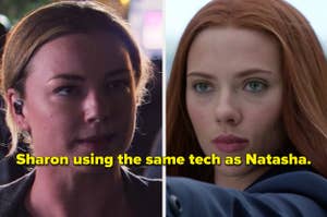 Sharon using same tech as Natasha