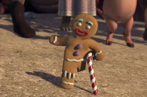 Gingerbread Man waving 