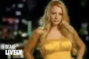 Blake Lively in Gossip Girl title sequence 