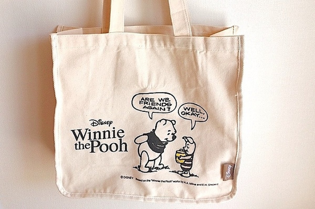 思わず買っちゃった 雑誌付録の プーさんトート が可愛すぎるんだもん