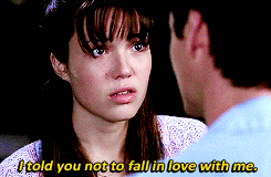 Jamie from &quot;A Walk to Remember&quot; says, &quot;I told you not to fall in love with me&quot;