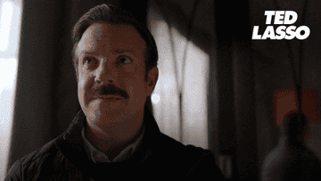 Gif of Ted Lasso saying, &quot;Five stars&quot;