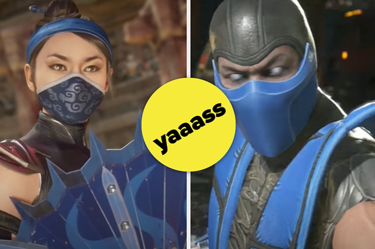 Vintage Mortal Kombat Video Game Vinyl Stickers Kano Sub Zero
