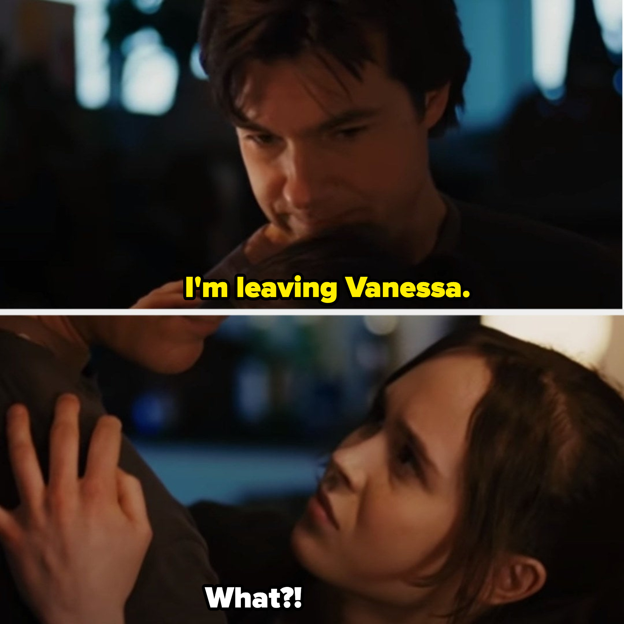 Mark telling Juno he&#x27;s leaving Vanessa
