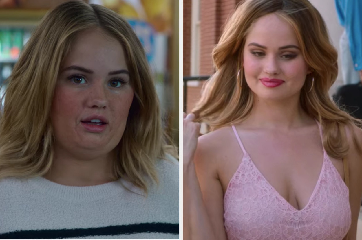 Debby Ryan in fat suit then suddenly skinny