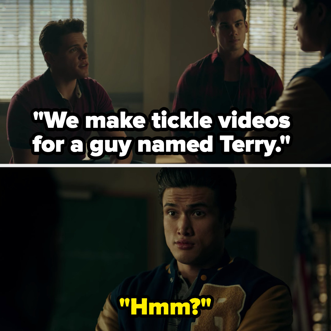 Kevin tells Reggie, &quot;We make tickle videos for a guy named Terry&quot;