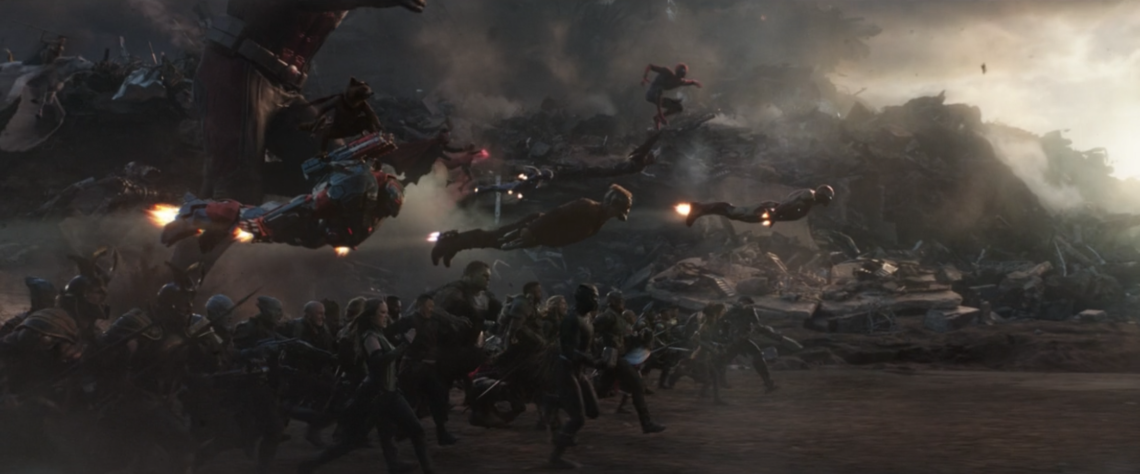 Endgame battle scene