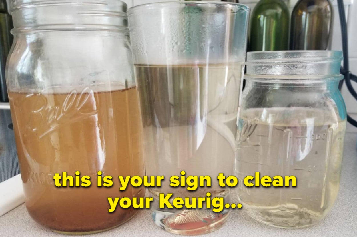 three cups of dirty water that get progressively cleaner with each rinse