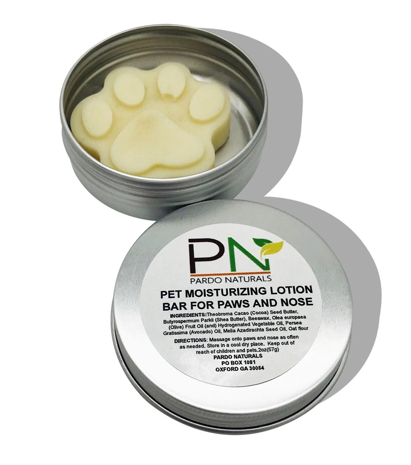 The moisturizing paw and noise lotion bar