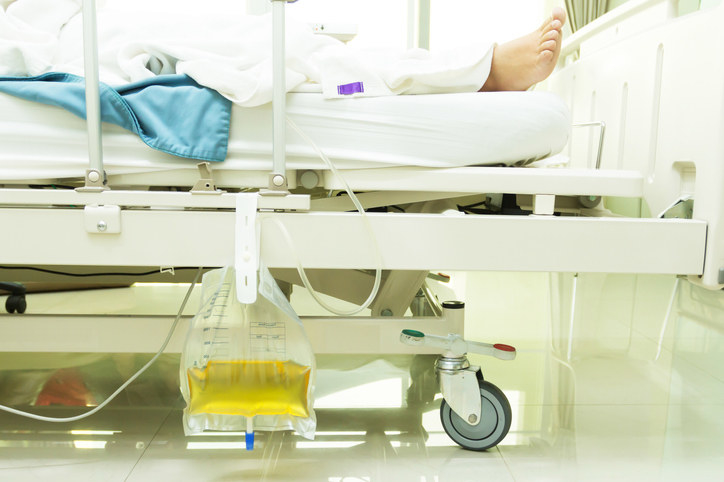 Stock image of the urine bag from catheter.