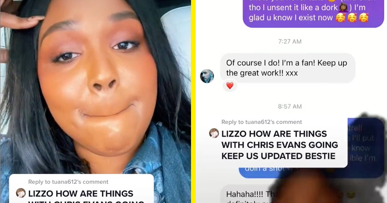 Lizzo Shares Another Update On Chris Evans Drunk Dms