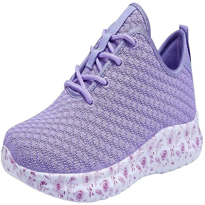 The sport sneakers in lavender