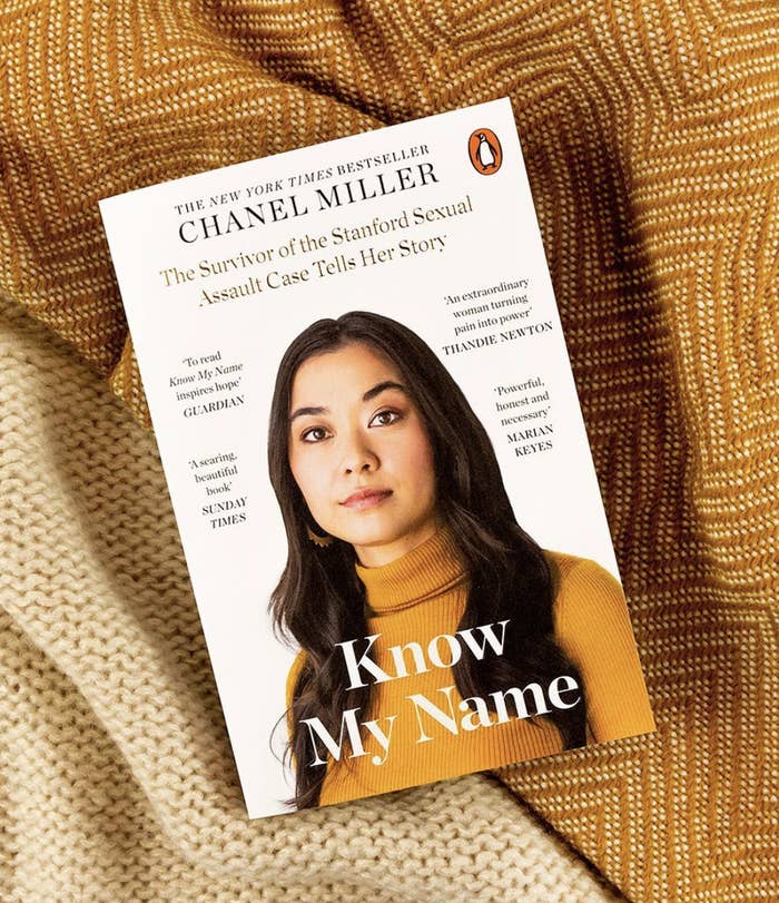 the cover of Chanel Miller&#x27;s book Know My Name