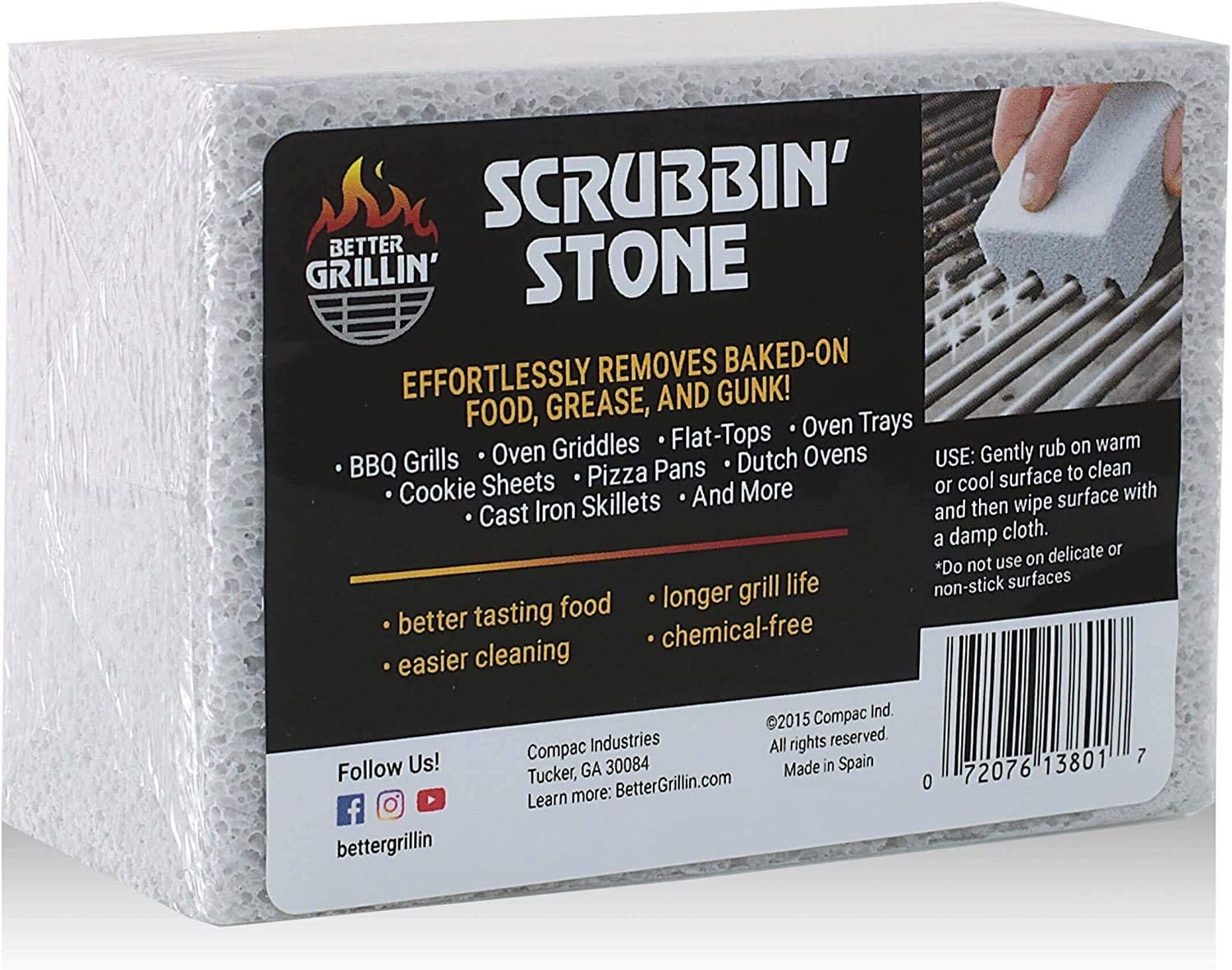 the better grillin&#x27; scrubbin&#x27; stone