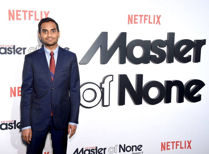 Aziz Ansari attends the &quot;Master Of None&quot; Season 2 Premiere 