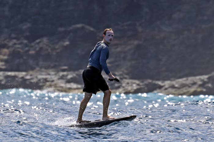 Mark Zuckerberg Claims He Wore Too Much Sunscreen To Trick The