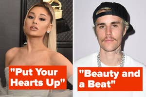 Ariana Grande and Justin Bieber