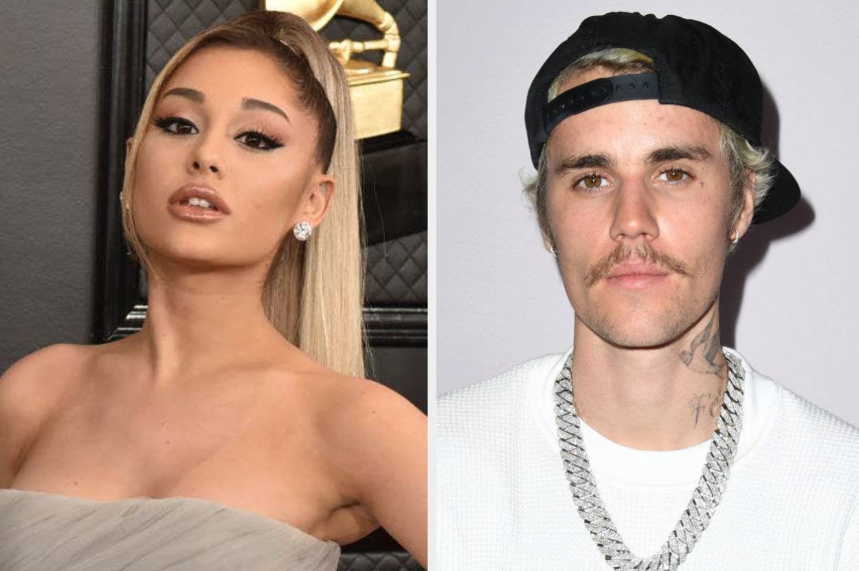 Ariana Grande and Justin Bieber